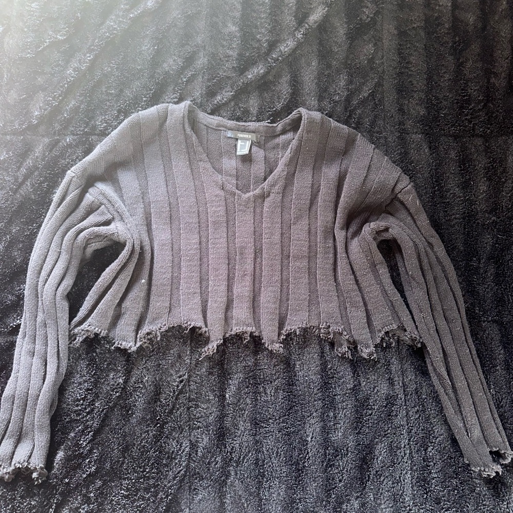 Crop sweater